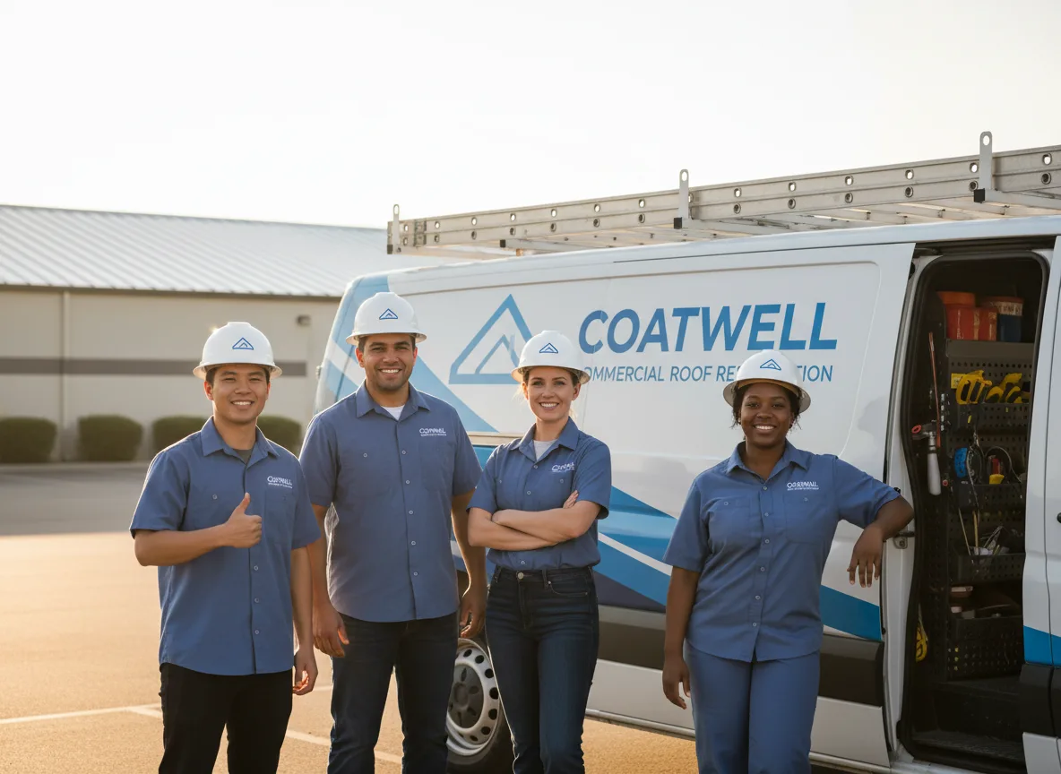 Commercial roof coating company in Plato, MO